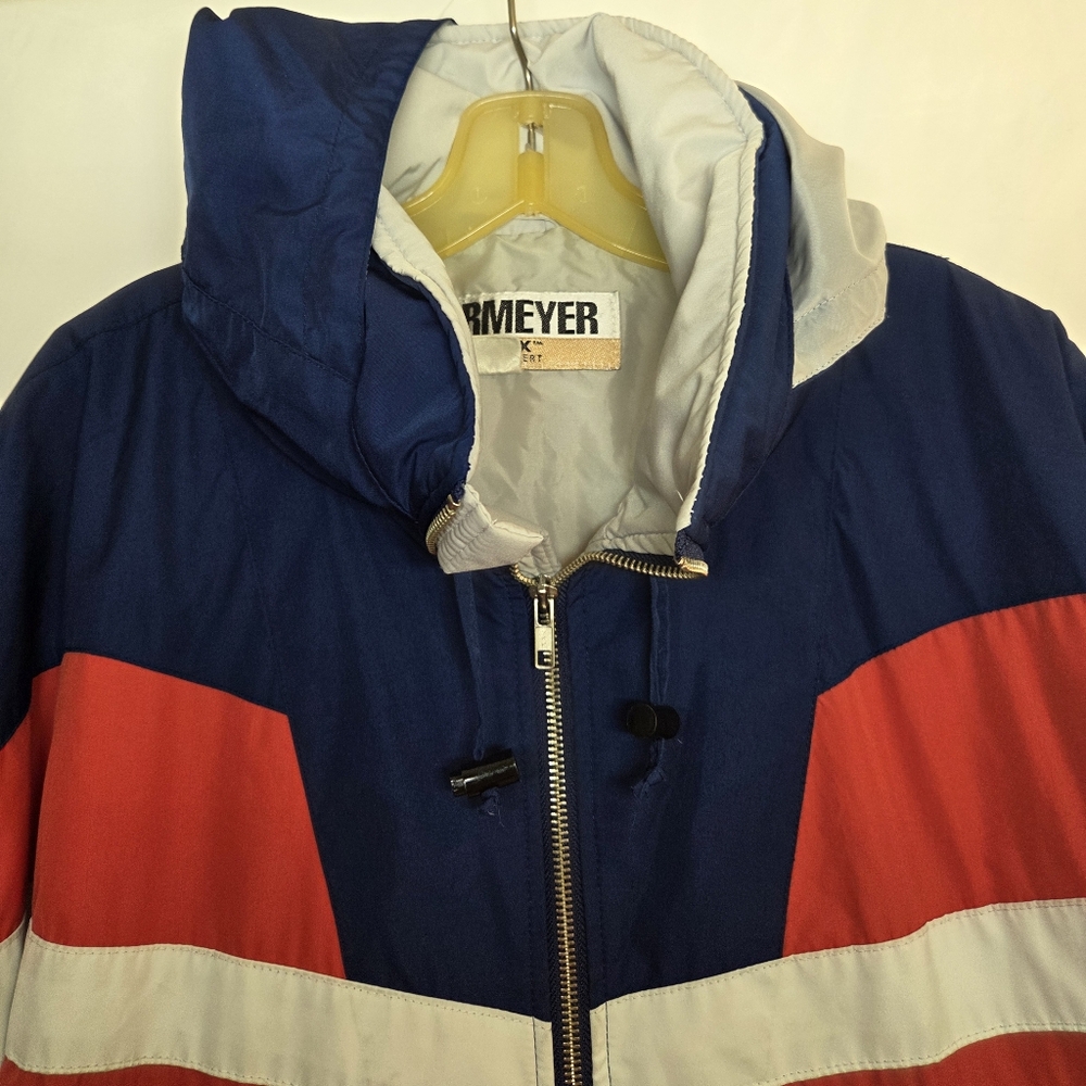 Vintage XXL Obermeyer Red, White And Blue COBRA Ski Jacket XXL - Picture 5 of 6